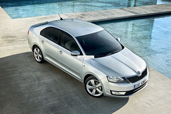 Стекло XYG передней левой двери для Skoda Rapid (12-19)