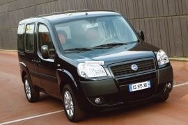 Стекло передней левой двери для Fiat Doblo (00-10)