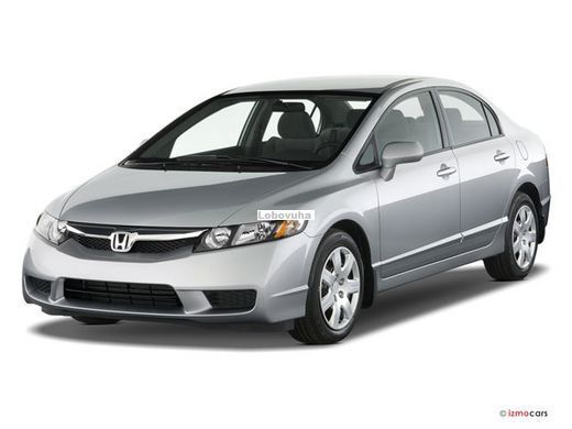 Скло заднє ліве для Honda Civic (06-11)