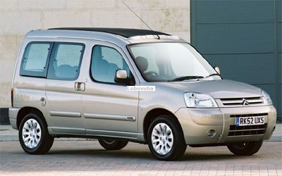 Стекло передней левой двери для Citroen Berlingo (96-08)