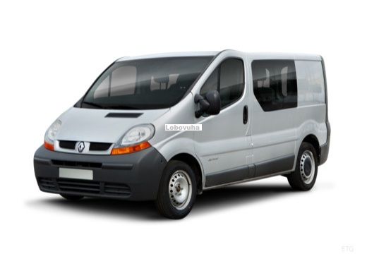 Заднє скло ліва половина для Renault Trafic (2001-2013)