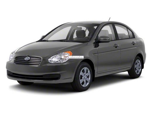 Заднее стекло для Hyundai Accent (05-11)