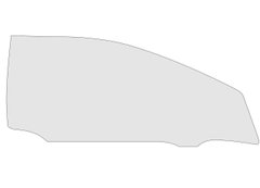 Стекло правой передней двери для Toyota Corolla E140/150 (07-12)