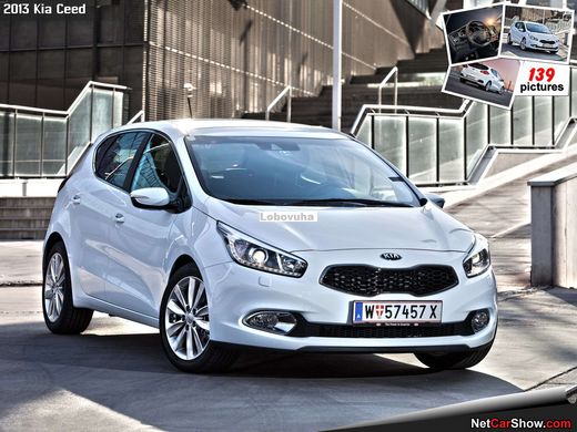 Стекло правой передней двери для KIA Cee'd (12-18)