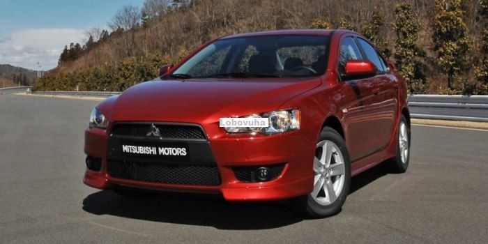 Стекло задней левой двери для Mitsubishi Lancer X (07-17)