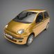 Стекло правой передней двери для Daewoo Matiz (98-14)