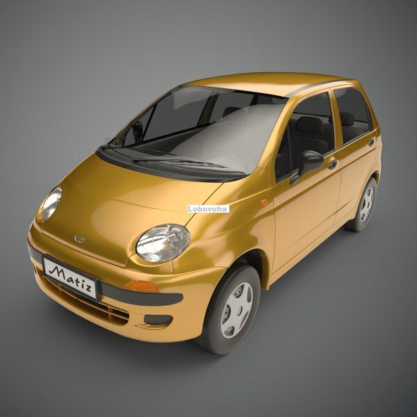 Daewoo Matiz 3d model