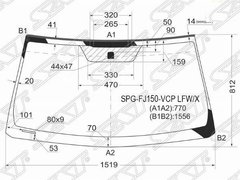 Лобове скло для Lexus GX460 (09-)