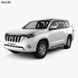 Скло заднє ліве для Toyota Land Cruiser Prado J150 (10-)