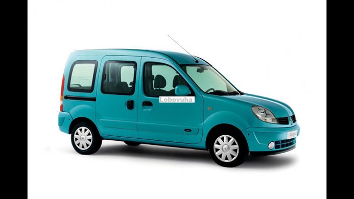 Заднее стекло левая половина для Renault Kangoo (97-07)