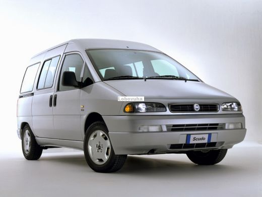 Заднее стекло левая половина для Fiat Scudo (96-06)