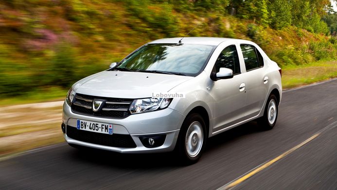 Стекло правой передней двери для Dacia Logan/Symbol/Sandero (12-)