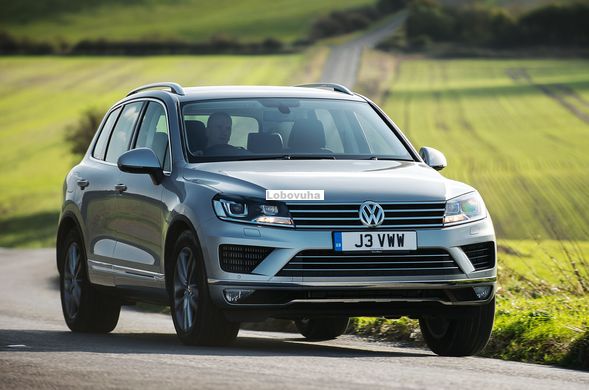 Лобовое стекло с обогревом и датчиком для VW Touareg (10-18)