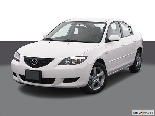 Стекло правой передней двери для Mazda 3 (03-09)